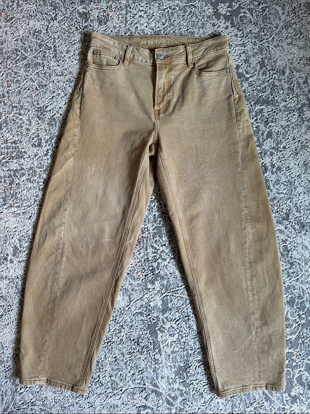 American Eagle Barrel Jeans